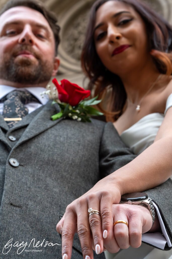 Middlesbrough registry office couple rings