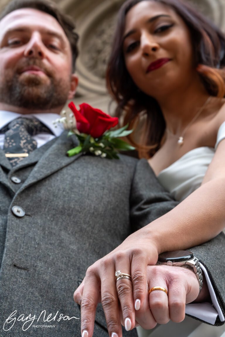 Middlesbrough registry office couple rings